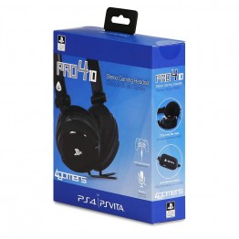 4Gamers PRO4-10 Stereo Headset for PS4 - Black